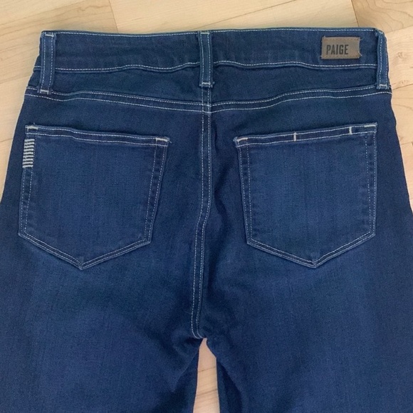 Paige Hoxton Ankle “Calani” Dark Wash Jeans - Picture 9 of 15